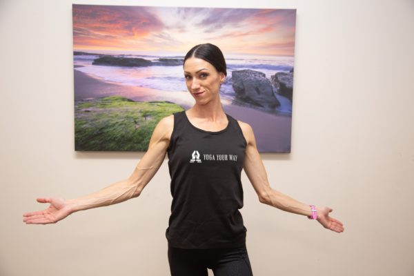Yoga Your Way Black Tank Top